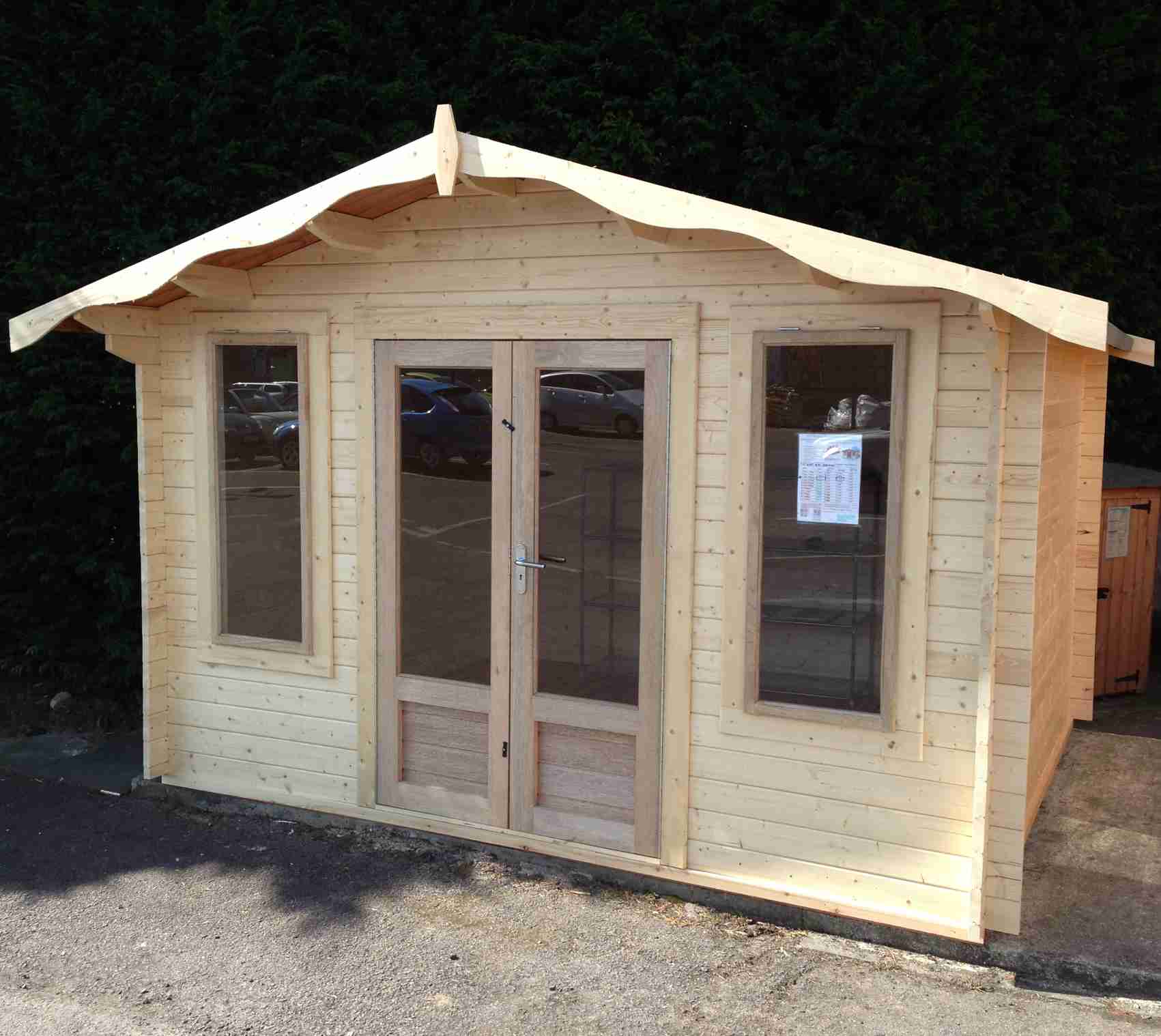 Charnwood C Apex Modern Log Cabin